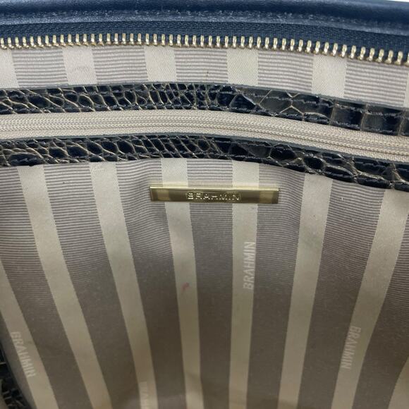 Brahmin Medium Asher Tote Bag Graphite Crestview Melbourne Shoulder Bag - Picture 11 of 11